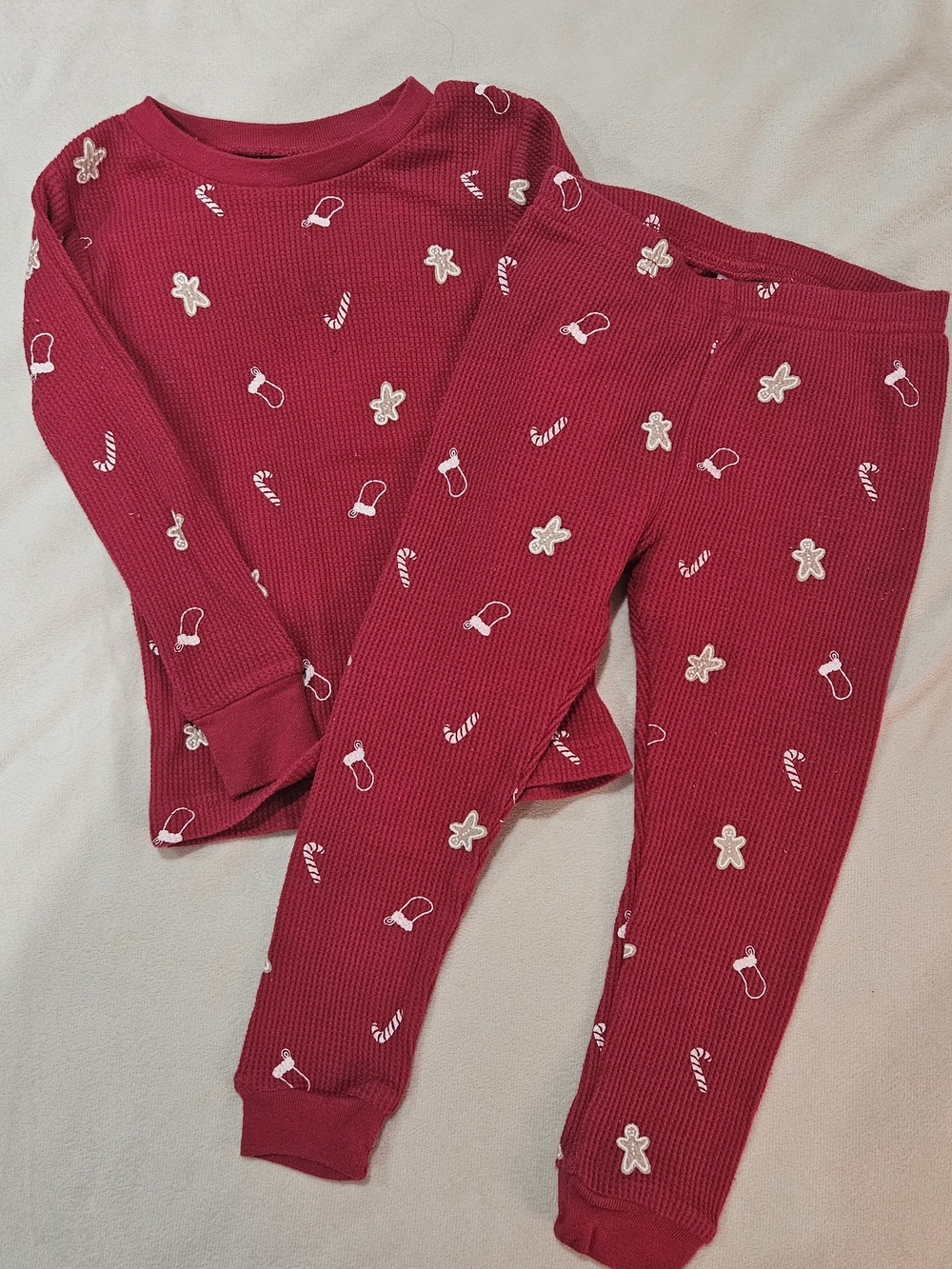 Carter's Red Christmas Shirt And Pants Pajama Set - 2T